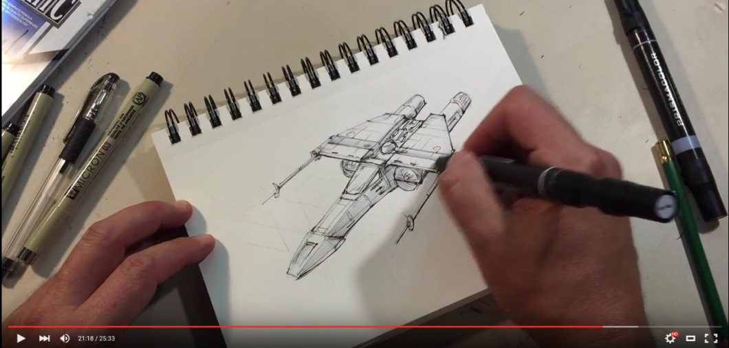 HOW TO DRAW STARSHIPS 101