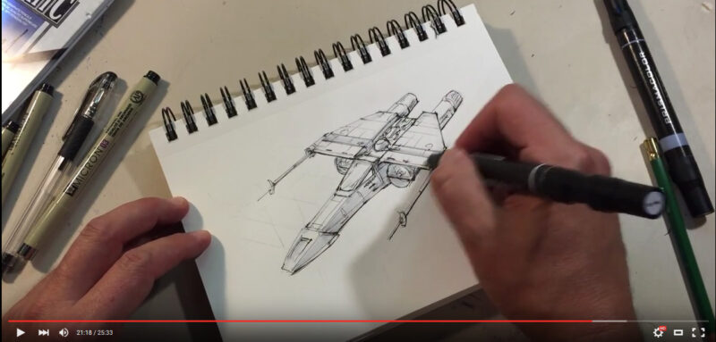HOW TO DRAW STARSHIPS 101
