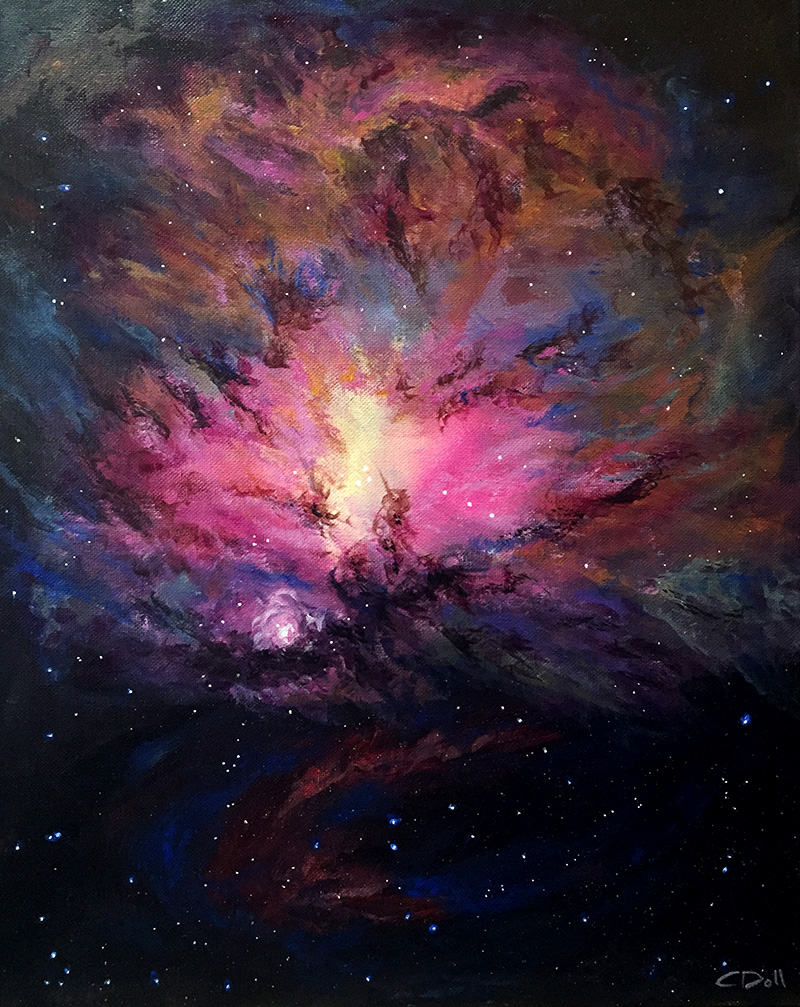 Orion Nebula – Space Art By Christopher Doll