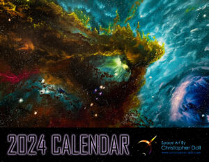 2024 Space Art By Christopher Doll Calendar
