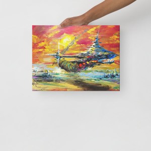 The Whoosh Canvas Print