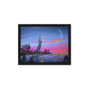 Outpost V - Framed Canvas Print - Image 2
