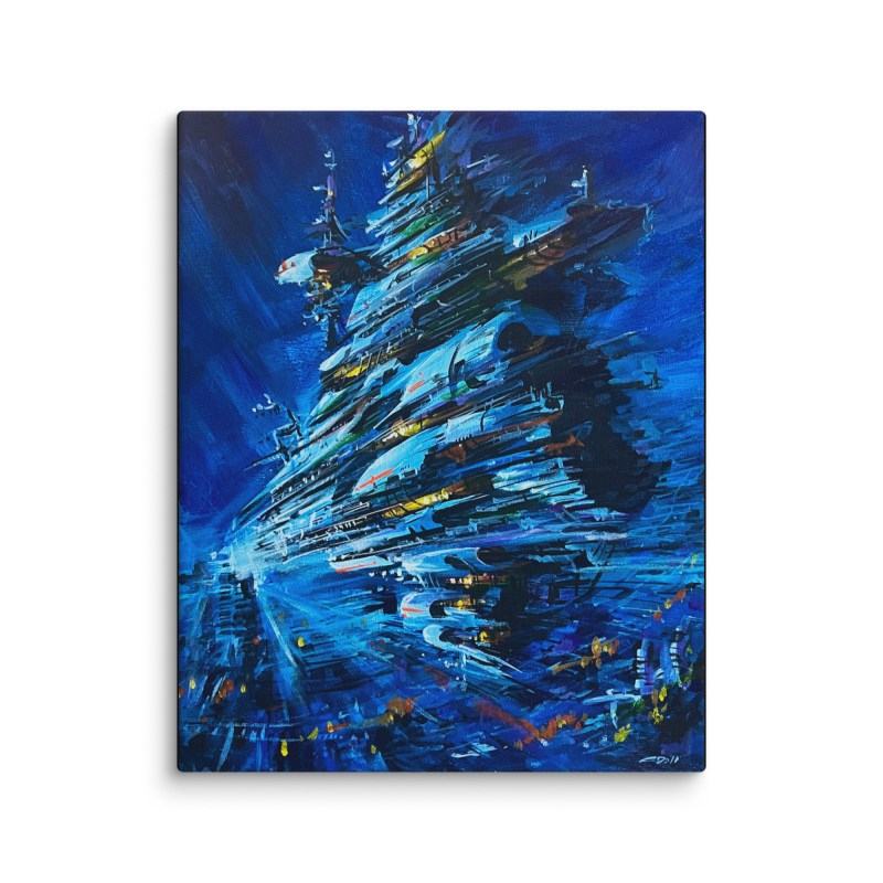 Jump Gate V -  Canvas Print