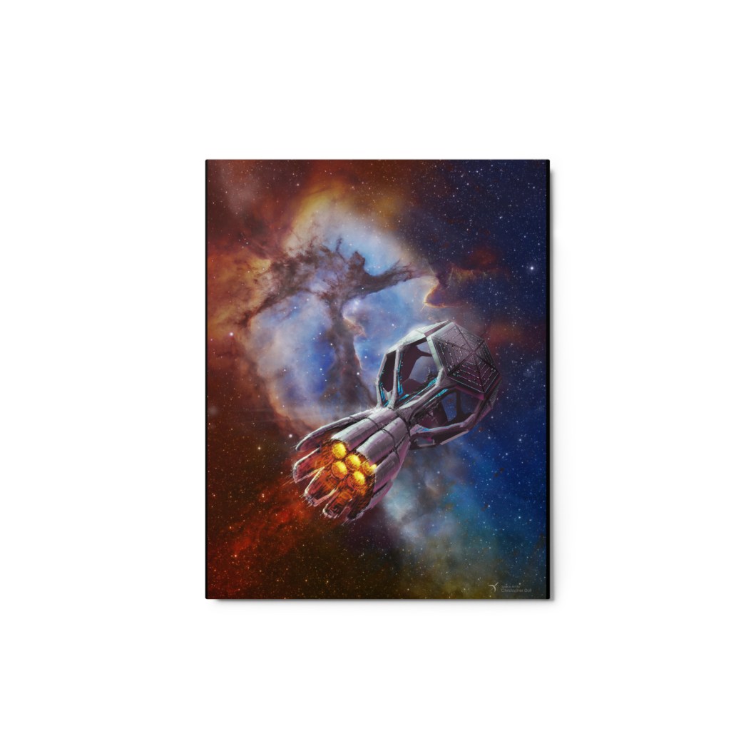 Record of a Spaceborn Few Metal print