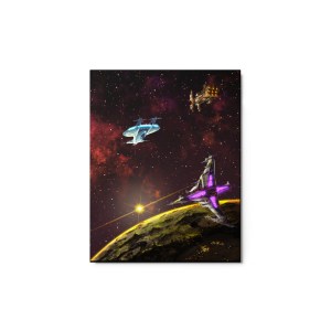 Galaxy & The Ground Within Metal print - Image 2