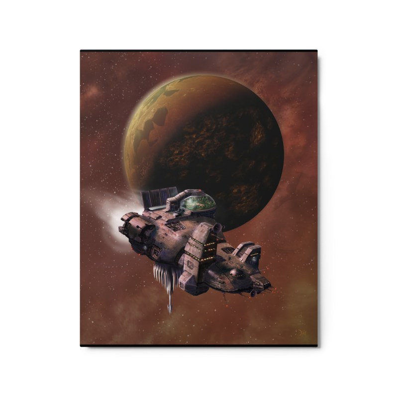 Long Way To A Small Angry Planet Metal print