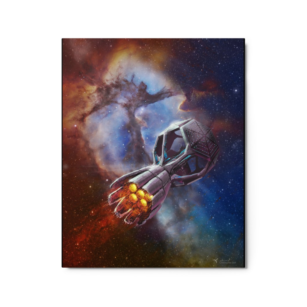 Record of a Spaceborn Few Metal print
