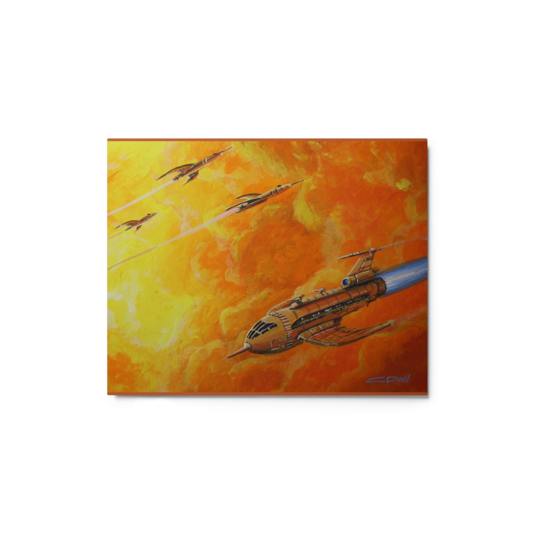 He’ll Save Every One of Us Metal print