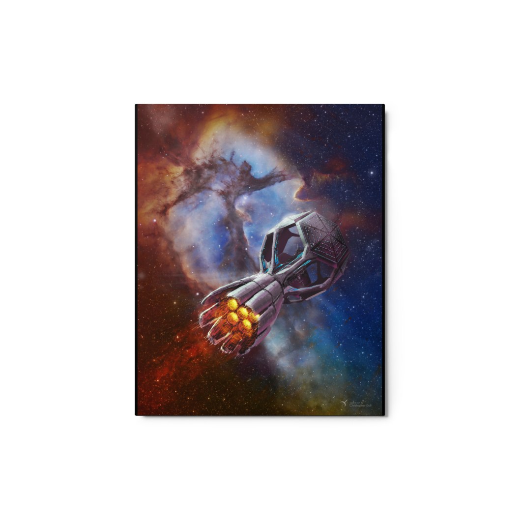 Record of a Spaceborn Few Metal print