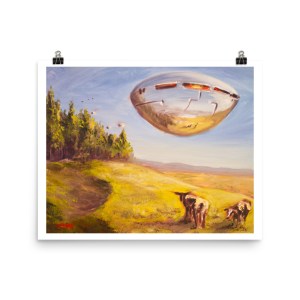 Cow Enctouners - Matte Paper Poster