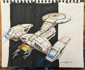 HOW TO DRAW STARSHIPS 101 - Image 1
