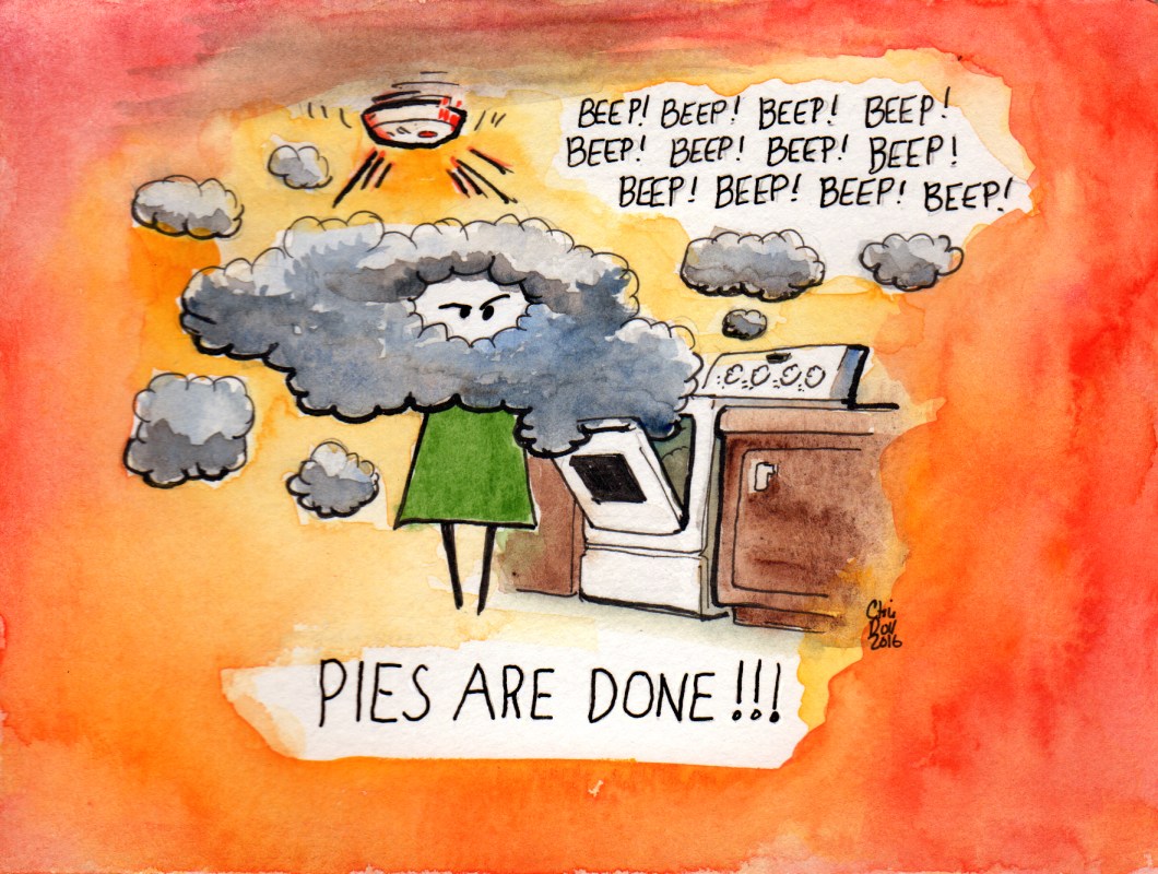 Pies Are Done (Framed)