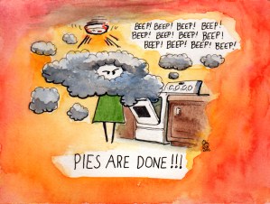 Pies Are Done (Framed)