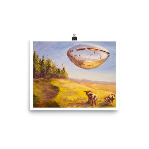 Cow Enctouners - Matte Paper Poster - Image 2
