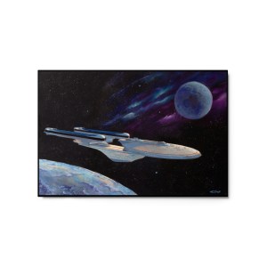 Exploring New Worlds - Metal print