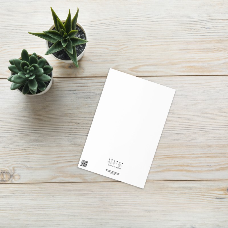 Frazzled Greeting card