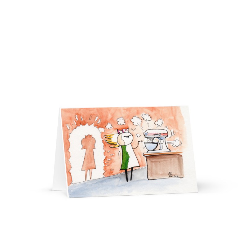 Flour Cloud Greeting card