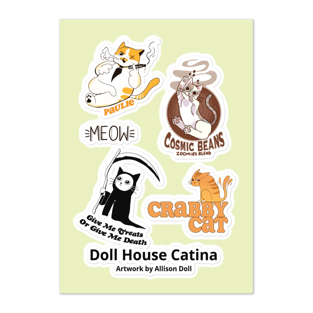 Doll House Catina Limited Edition Sticker Sheet 2