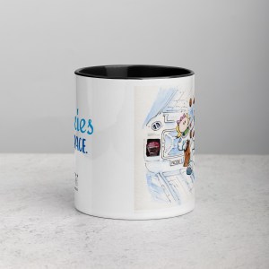 Cookies in Space! Mug with Color Inside - Image 2