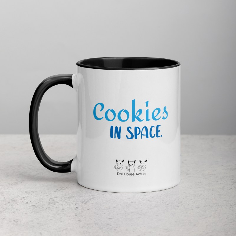 Cookies in Space! Mug with Color Inside