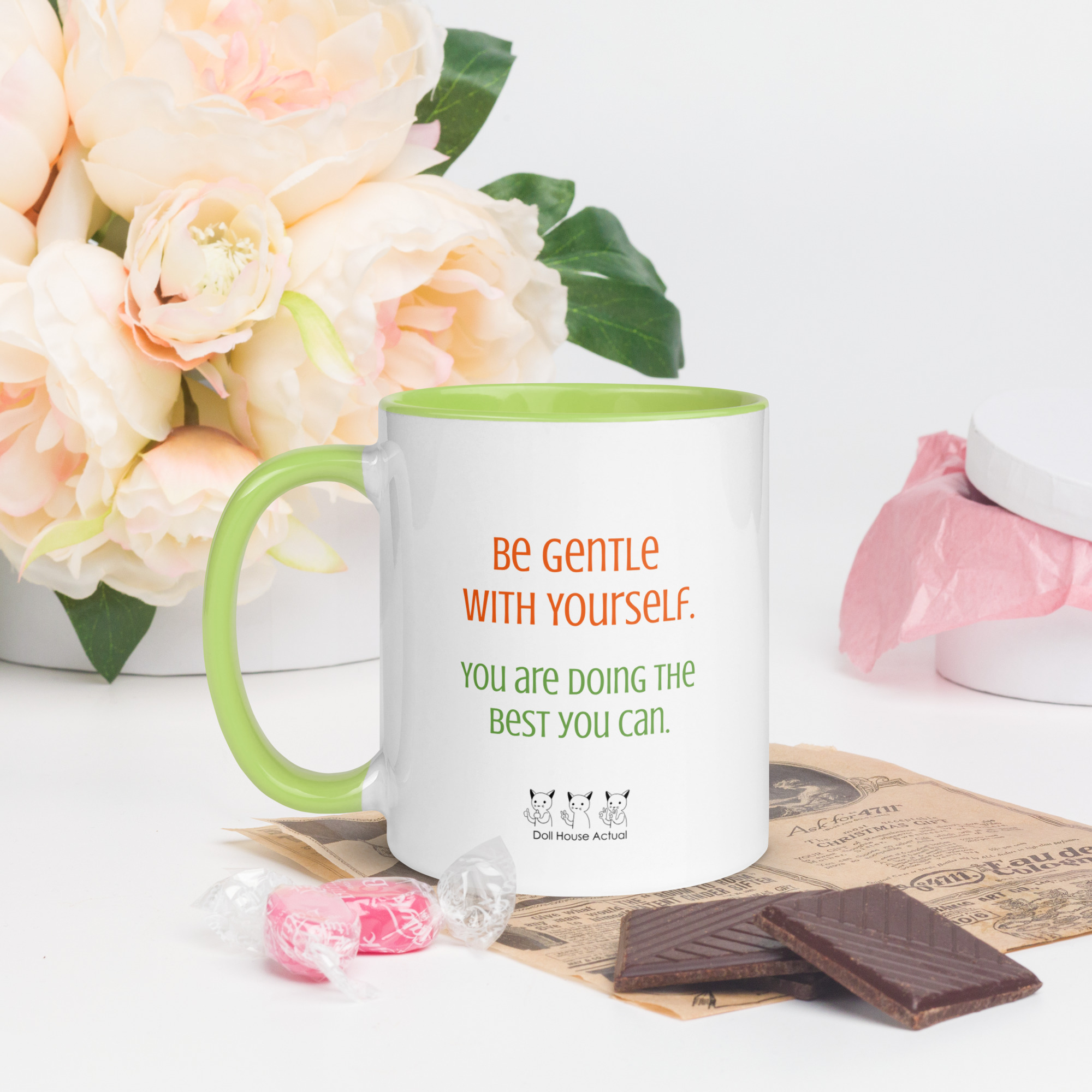 Frazzled Mug with Color Inside - Image 2
