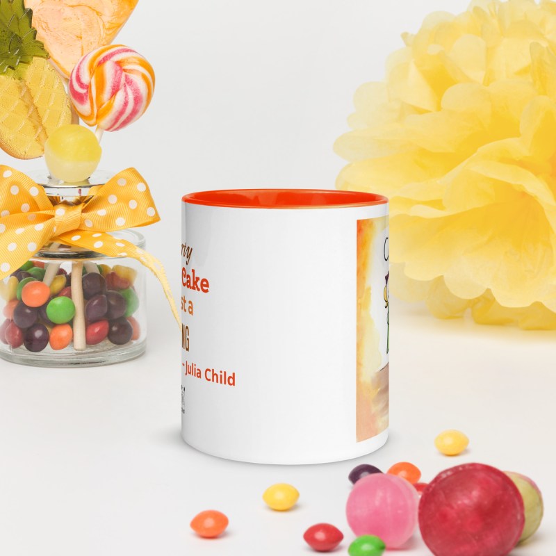 CAKE! Mug with Color Inside
