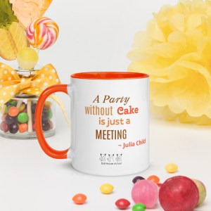 CAKE! Mug with Color Inside - Image 2
