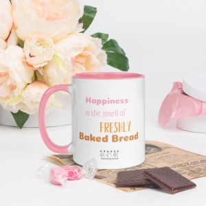 Fresh Baked Bread Mug with Color Inside - Image 2