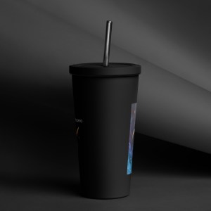 Ad Astra Per Aspera - Insulated tumbler with a straw - Image 2